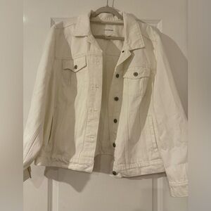 Lucky Brand White Jean Jacket